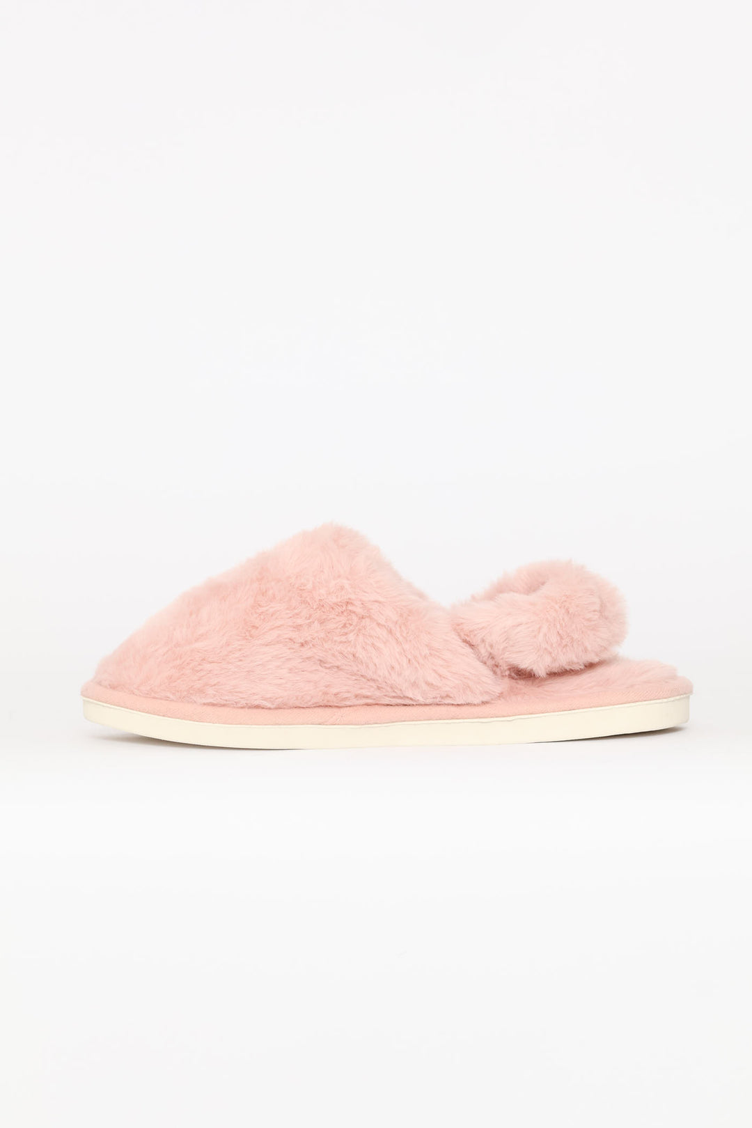 Slingback Closed Toe Slipper - Mauve