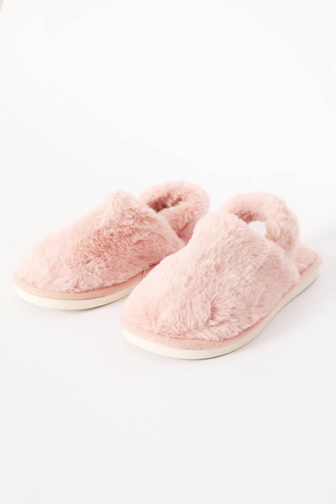 Slingback Closed Toe Slipper - Mauve