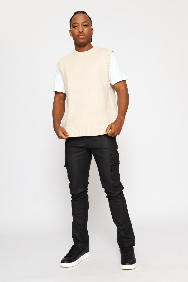 Sleeveless Jersey - Light Stone