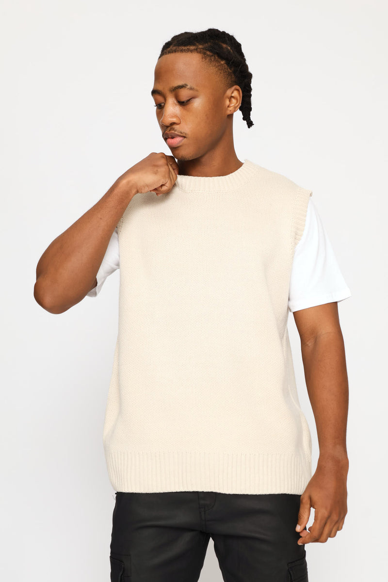 Sleeveless Jersey - Light Stone