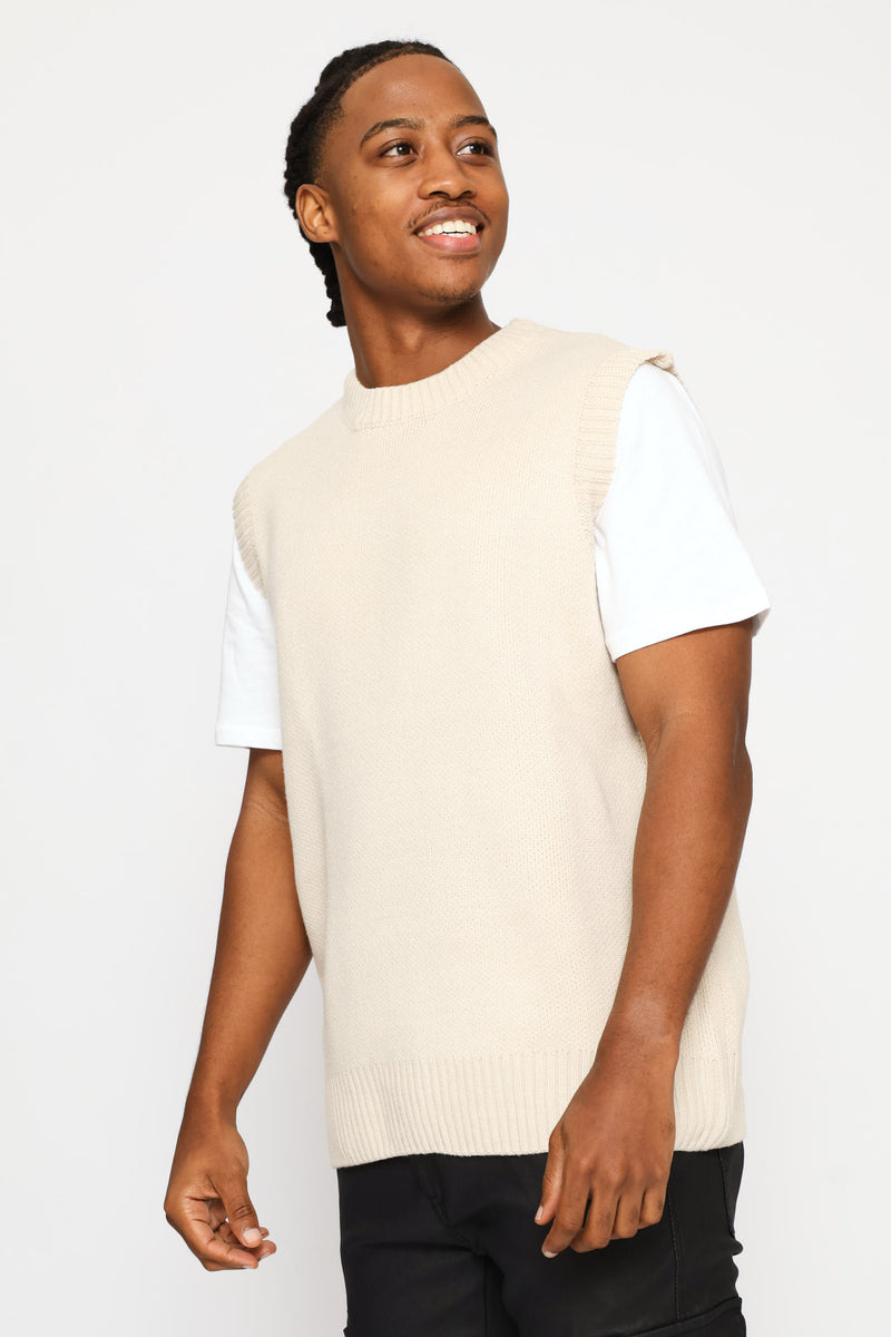 Sleeveless Jersey - Light Stone
