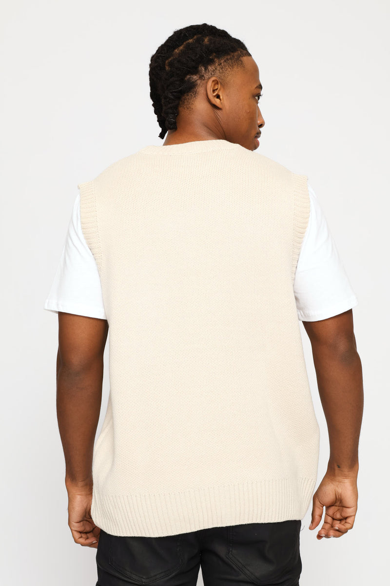 Sleeveless Jersey - Light Stone