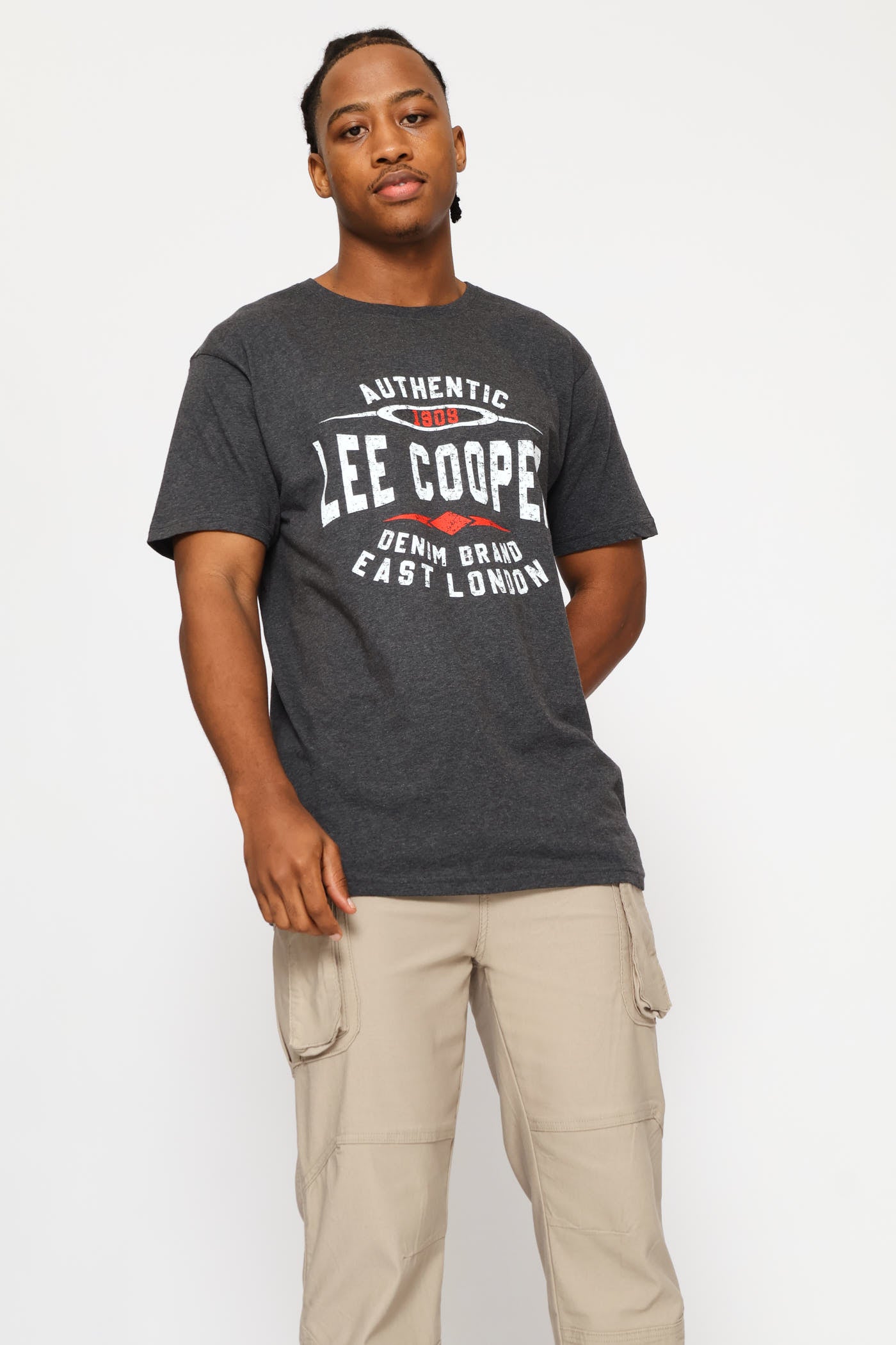 PEOPLE 1 WHAT IS? TEE ダークグレー XL Mens Andile Tee - Charcoal – Edgars