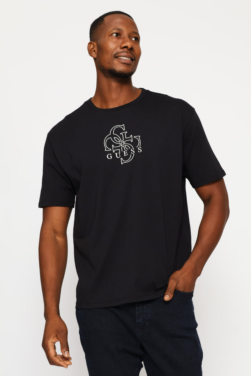Short Sleeve Basic Quattro Tee - Black