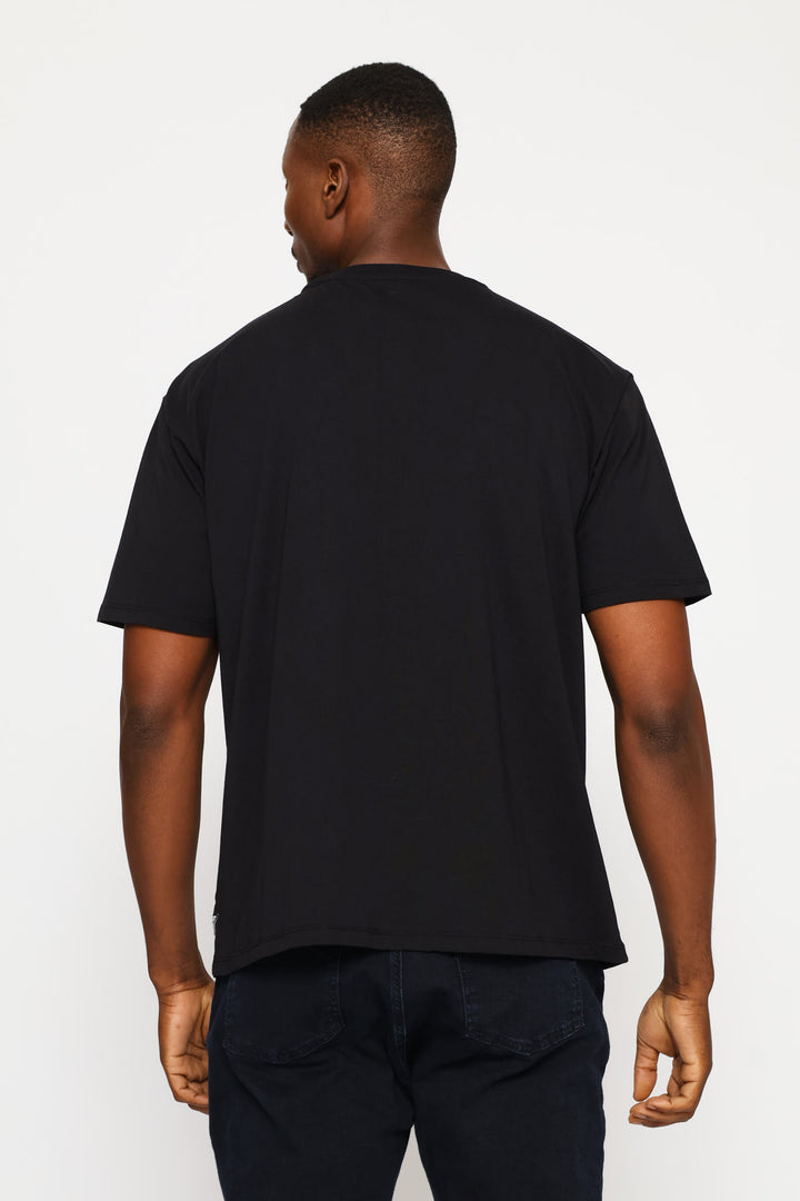 Short Sleeve Basic Quattro Tee - Black