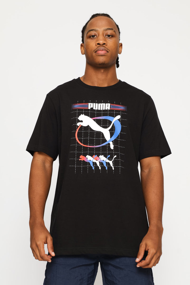 Graphic Execution Tee - Black