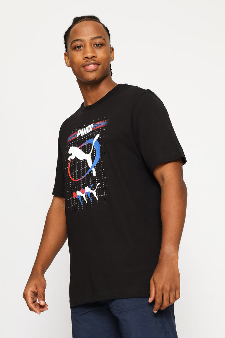 Graphic Execution Tee - Black