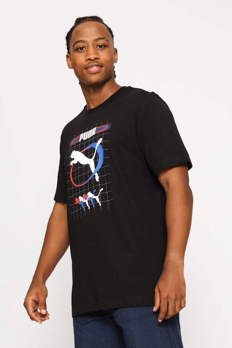 Graphic Execution Tee - Black