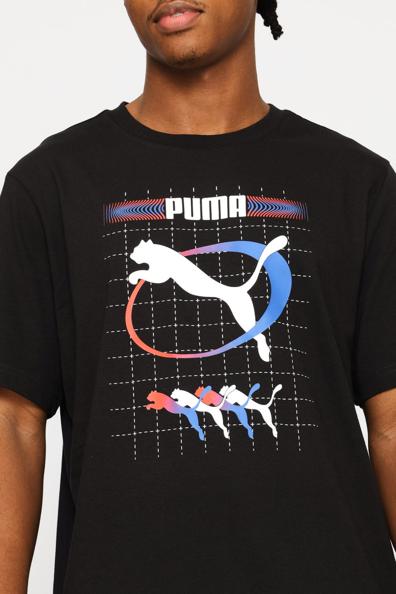 Graphic Execution Tee - Black