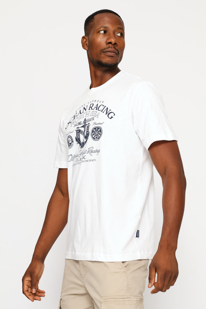 Ocean Racing Tee - White