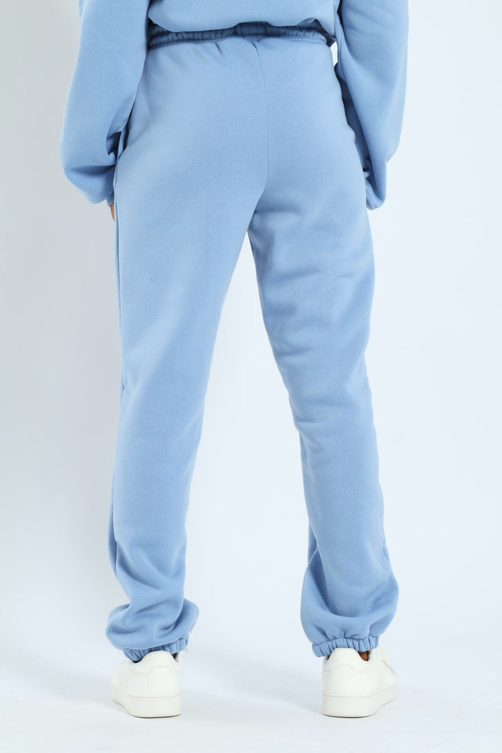 Printed Jogger - Light Blue