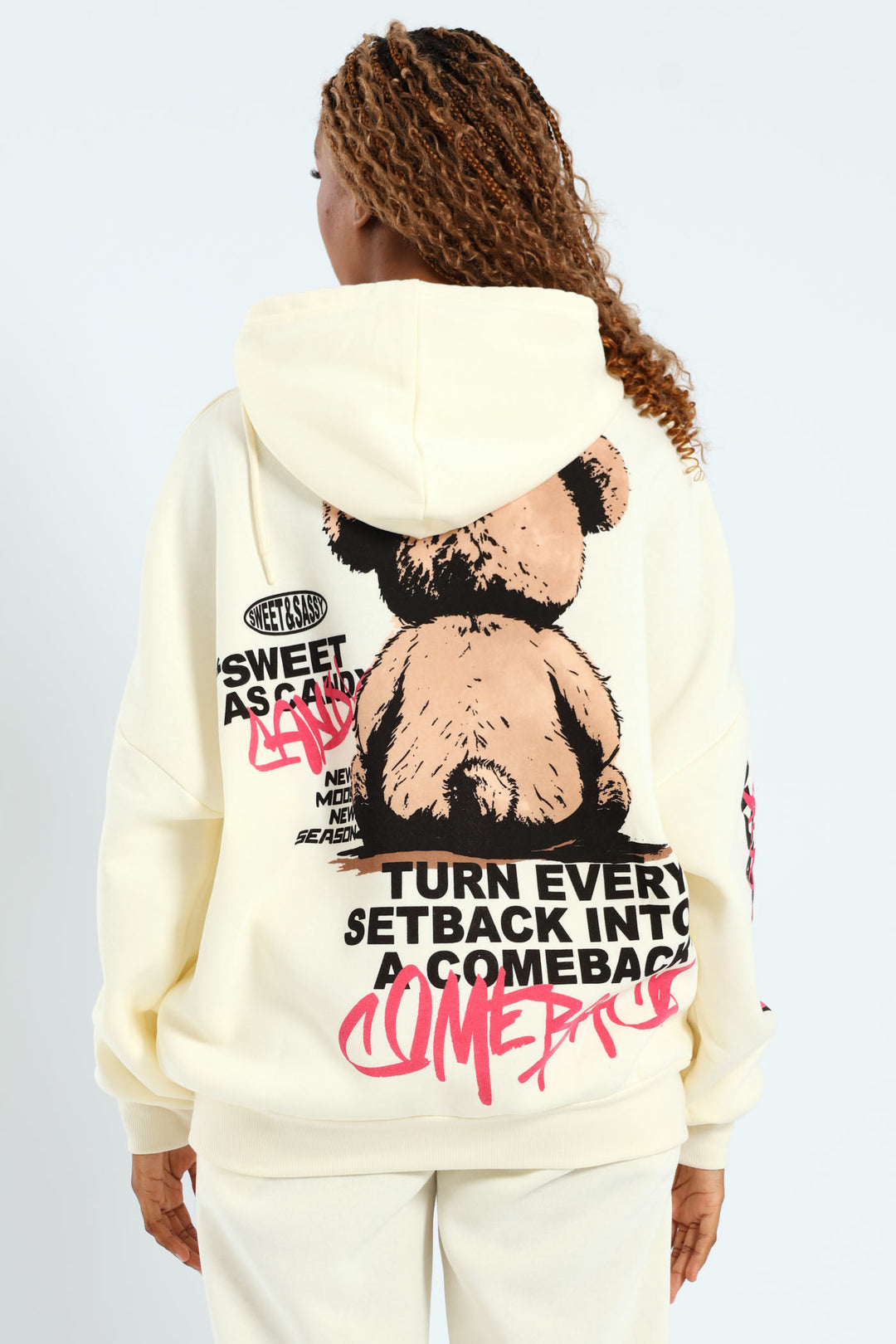 Skela Oversized Hoody - Cream