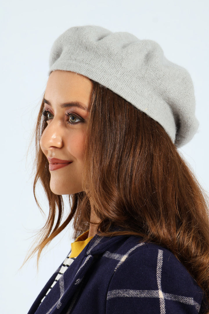 Beret - Grey Melange