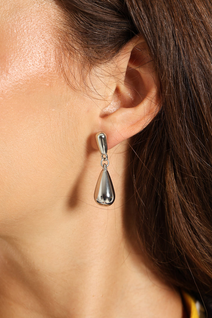 Bubble Drop Earring - Silver