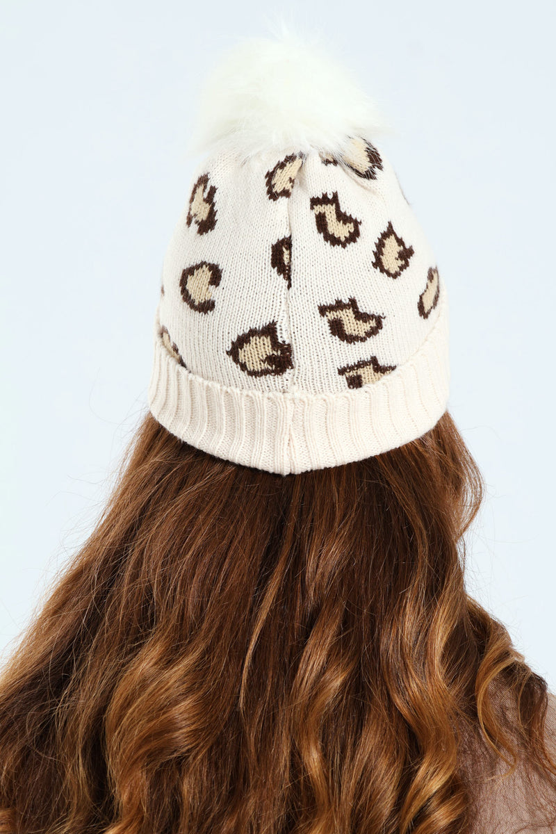 Girls Multi Colour Beanie - Multi