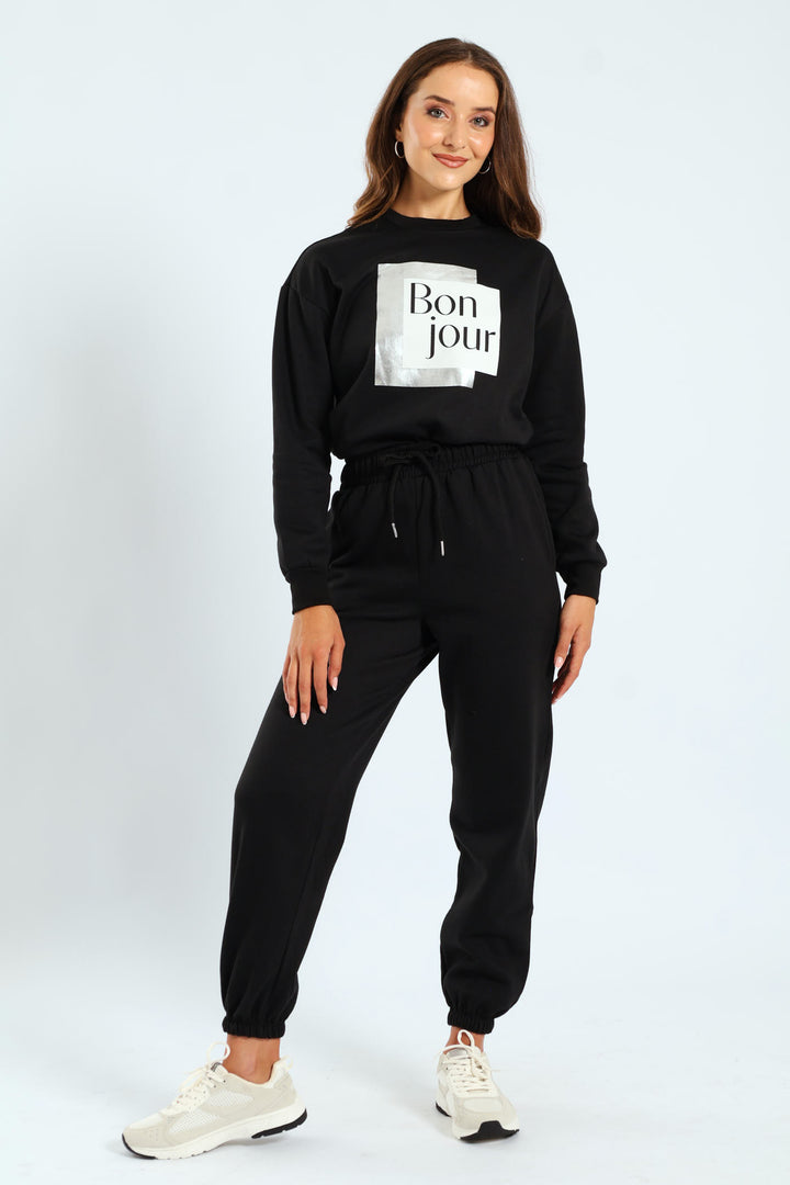 Classic Fleece Jogger - Black