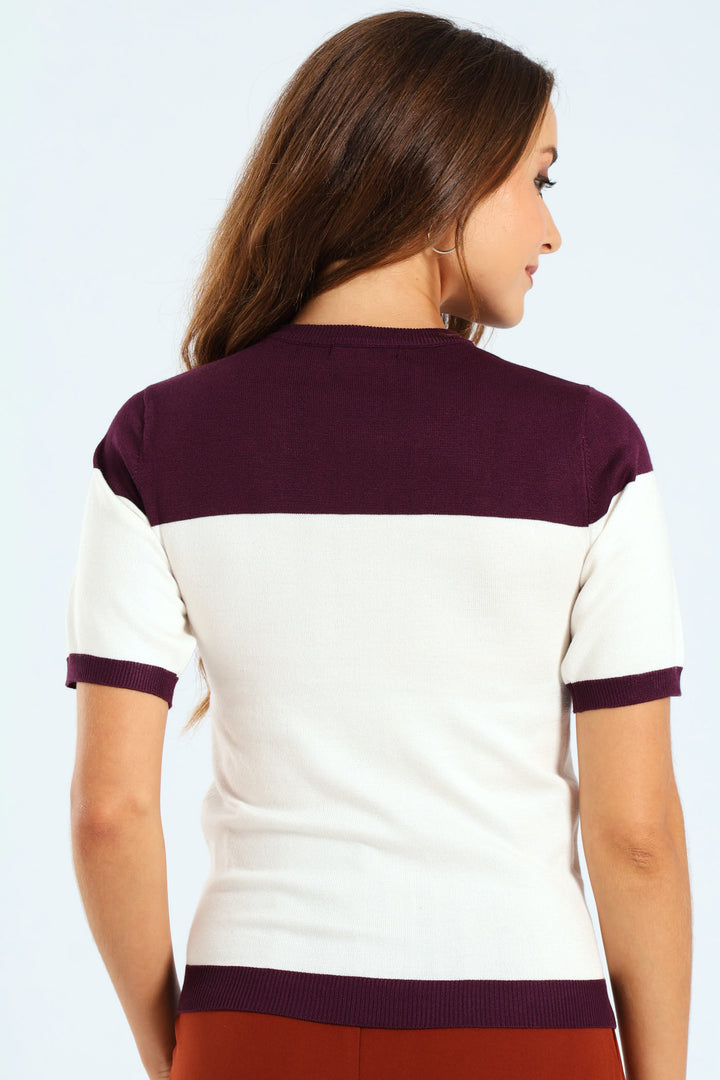 Monochrome Pullover - White