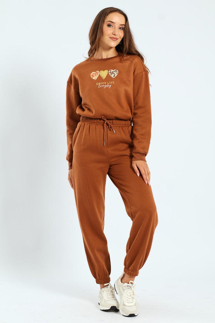 Classic Fleece Jogger - Caramel