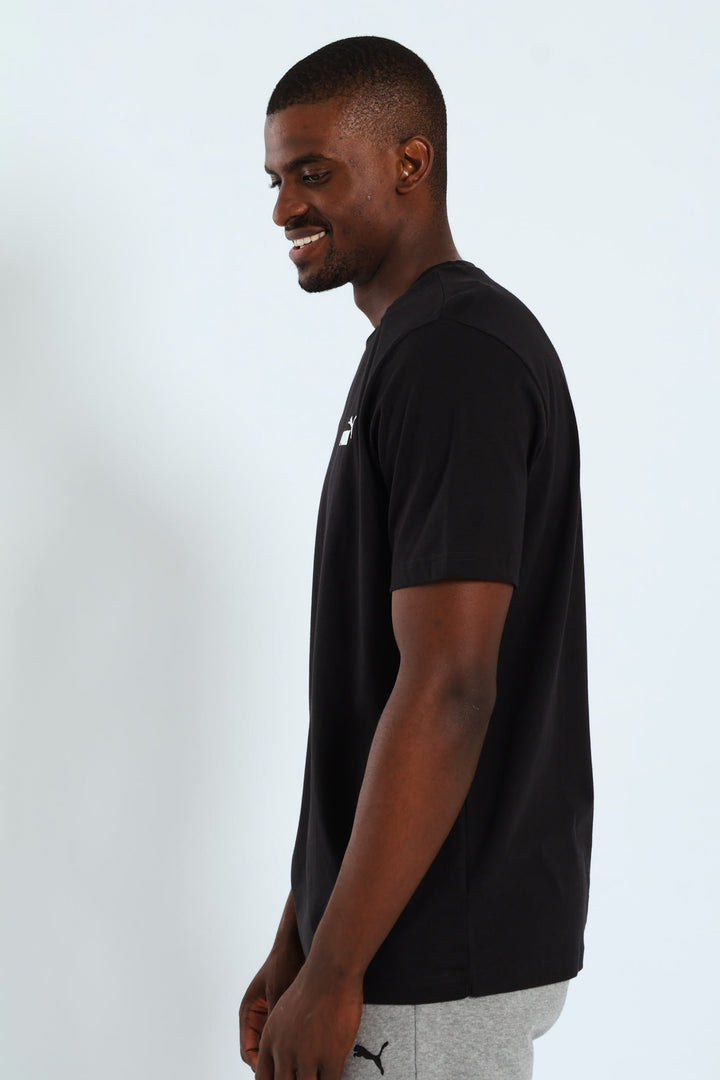 Essential Small No.1 Logo Tee - Black