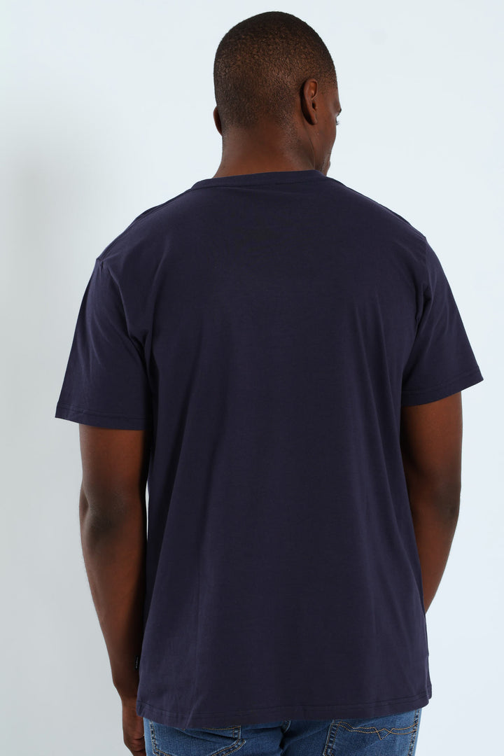 Locked Up Tee - Navy