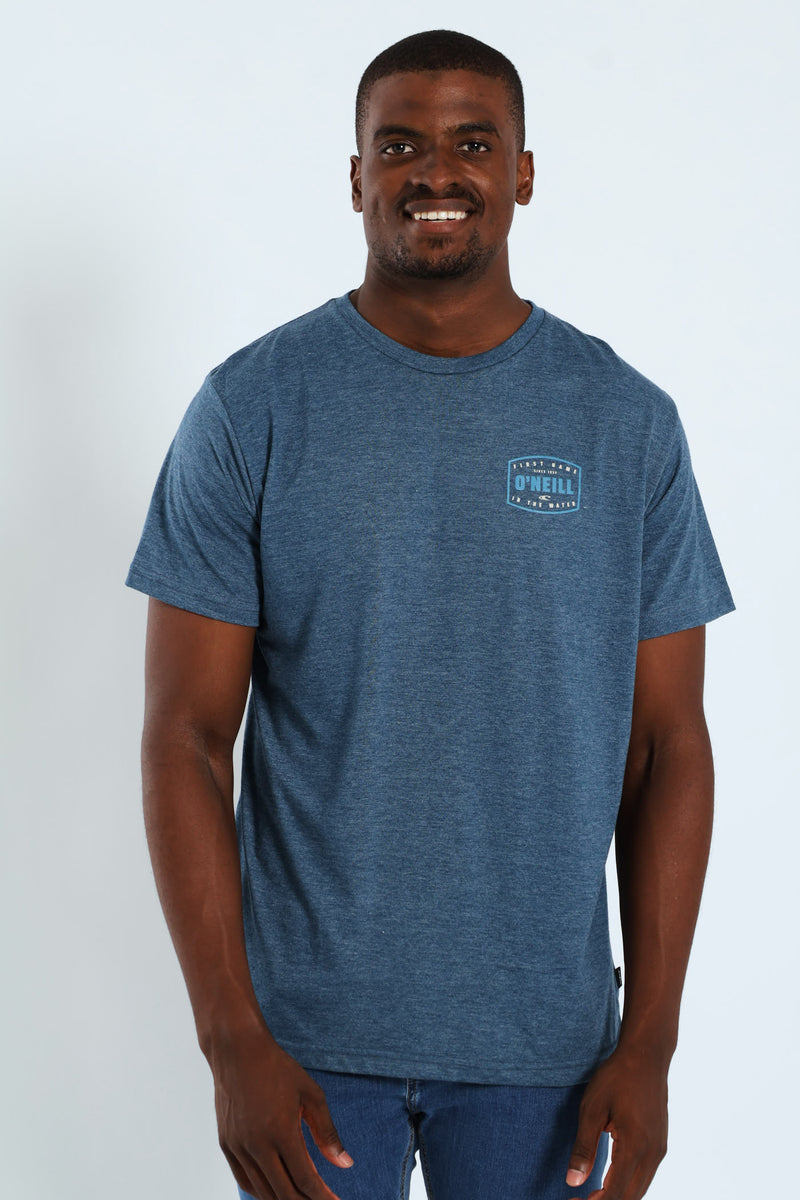 Stamped Tee - Blue