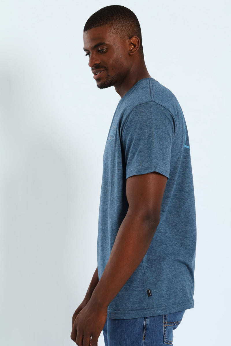 Stamped Tee - Blue