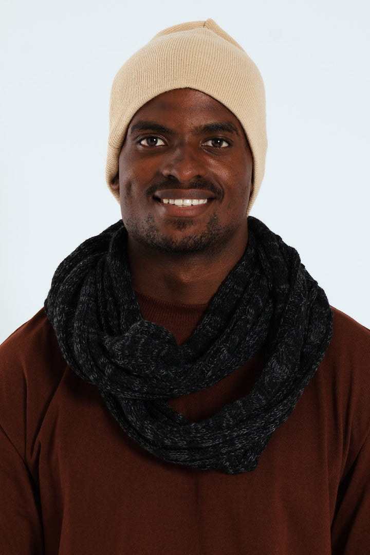 Snood Scarf - Charcoal