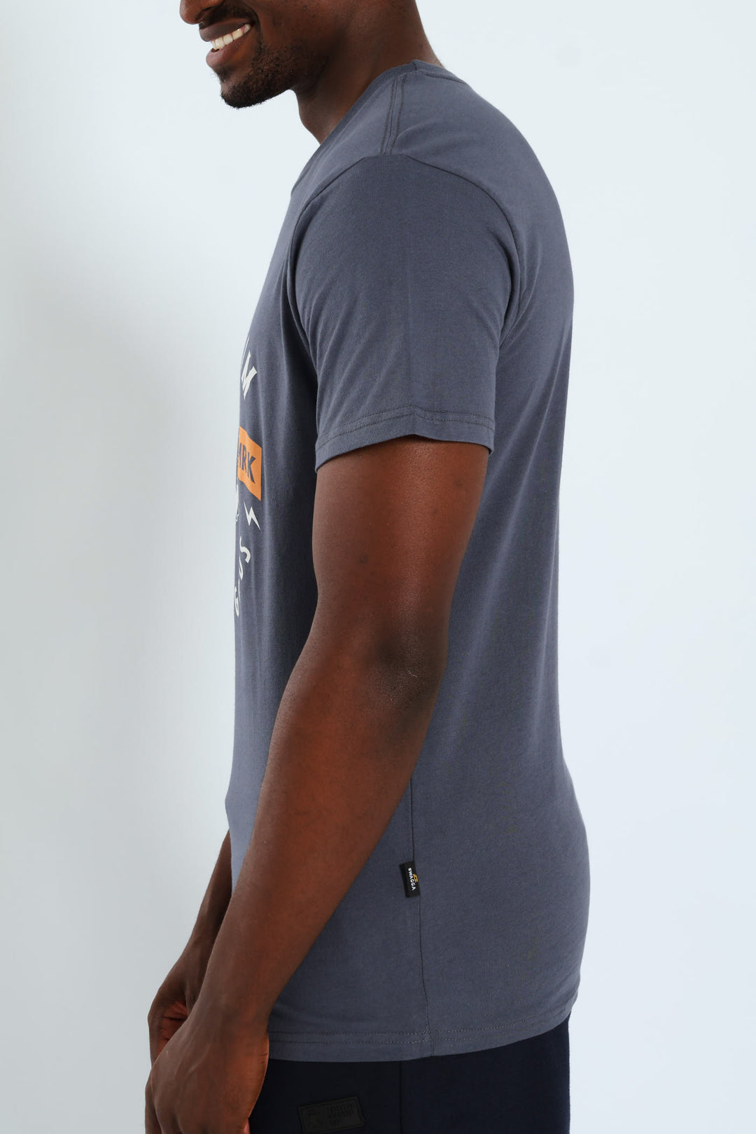 Basic Print T-Shirt - Slate