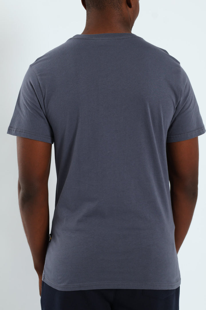 Basic Print T-Shirt - Slate