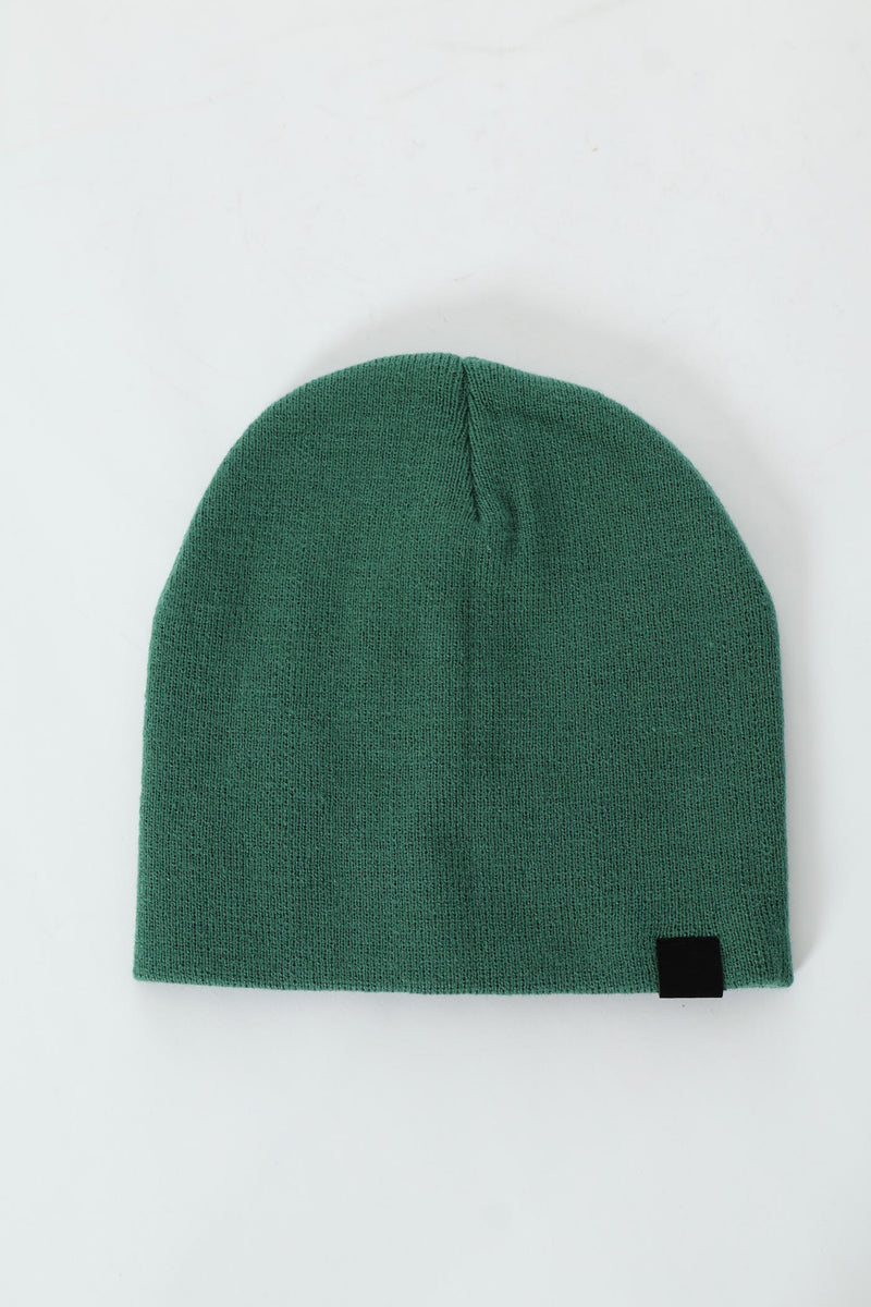 Micro Knit Beanie - Jungle Green