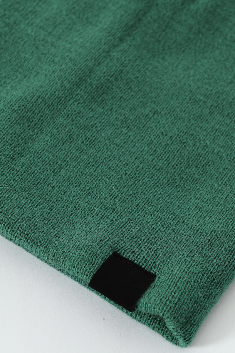 Micro Knit Beanie - Jungle Green