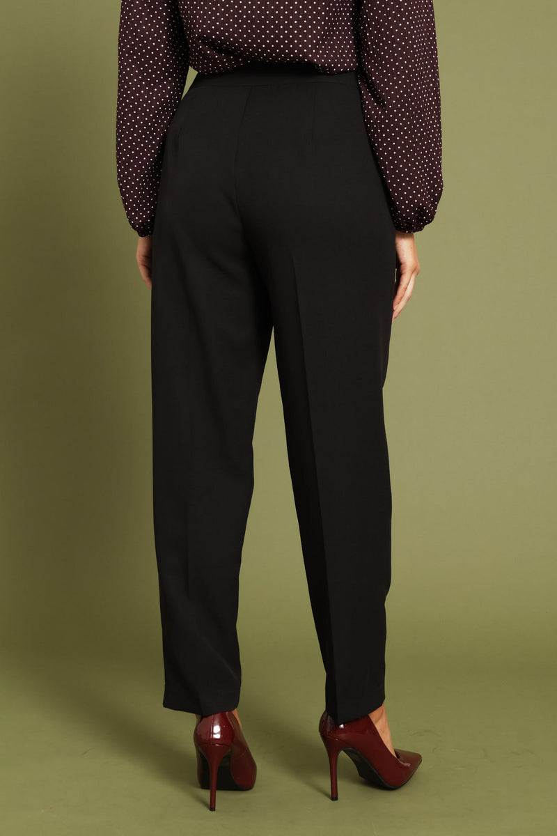 Extended Tab Slimleg Pants - Black