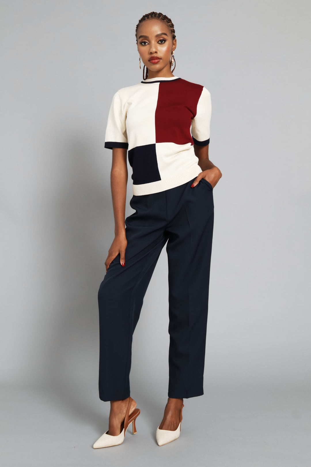 Colourblock Pullover