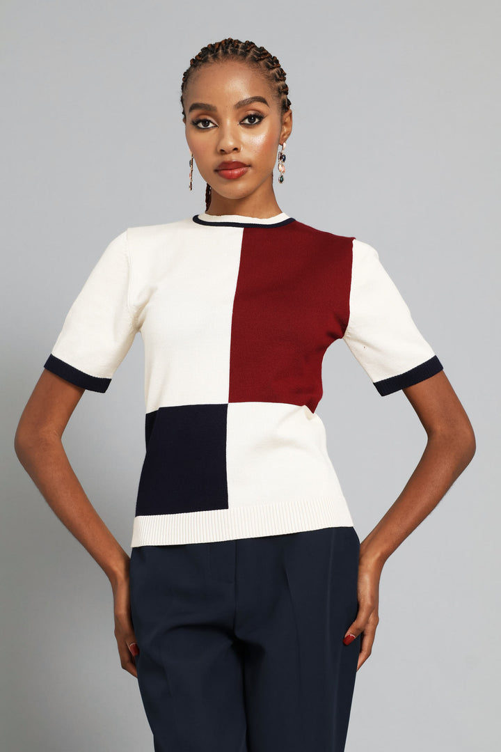 Colourblock Pullover