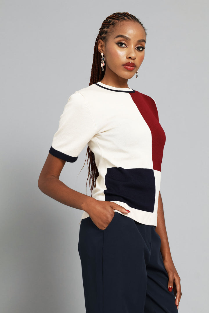 Colourblock Pullover