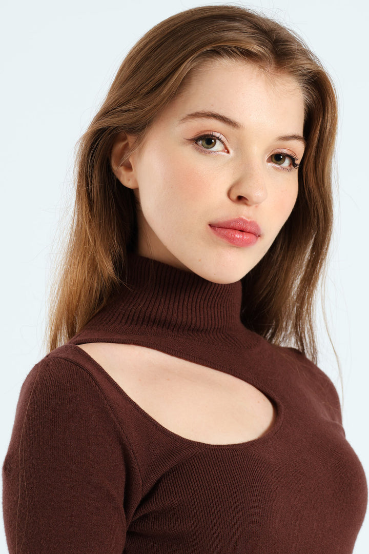 Long Sleeve Knee Length Dress