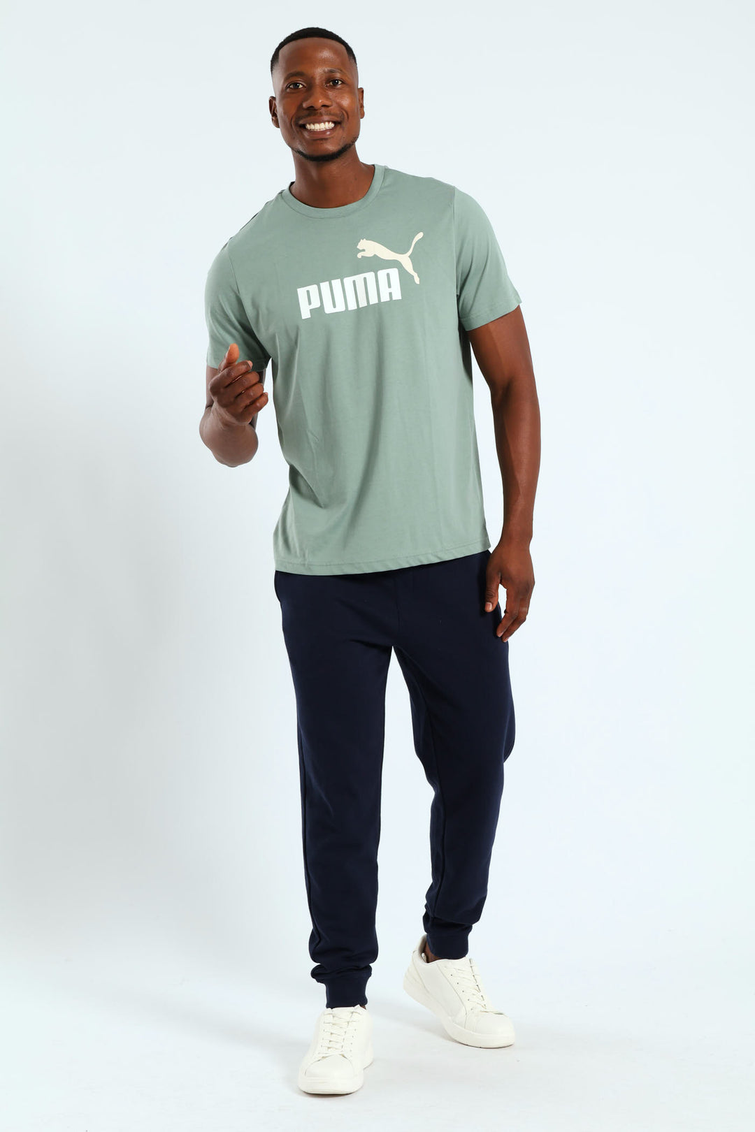 Two Color No. 1 Logo Tee - Sage