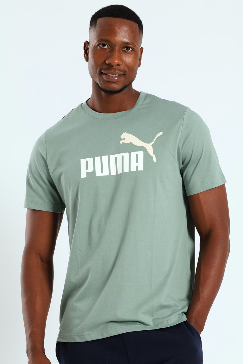Two Color No. 1 Logo Tee - Sage