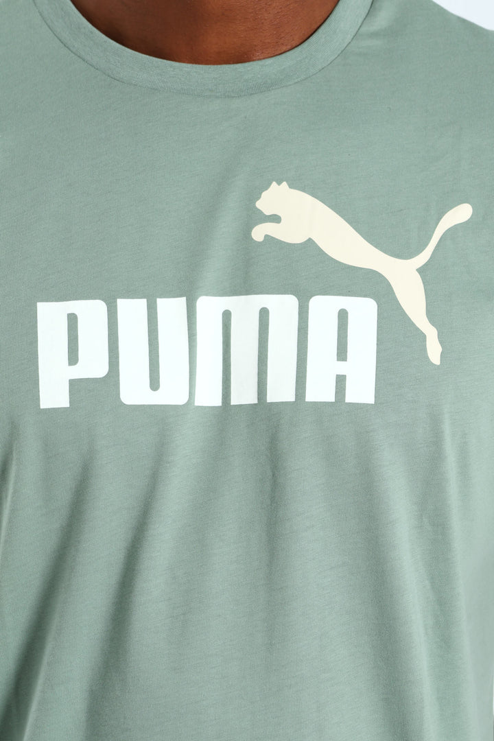 Two Color No. 1 Logo Tee - Sage