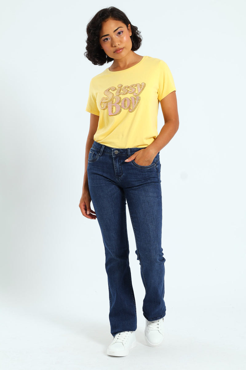 Southern Bumbooster Bootleg Jean - Dark Blue