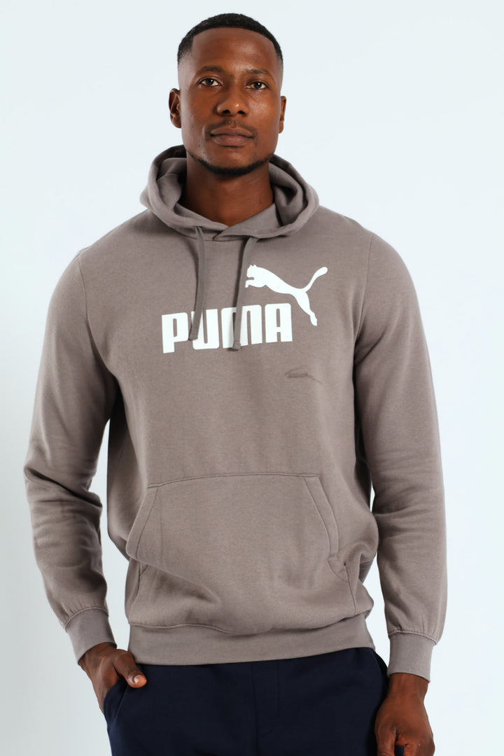 Essential No. 1 Logo Fleece Hoodie - Silver Grey