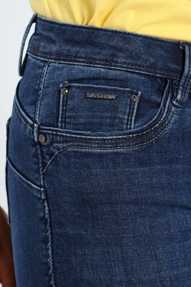Southern Bumbooster Bootleg Jean - Dark Blue