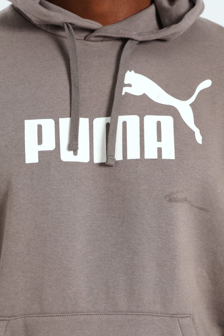 Essential No. 1 Logo Fleece Hoodie - Silver Grey