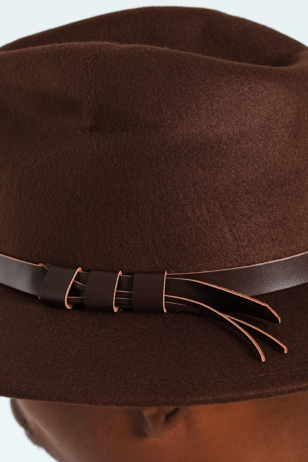 Felt Hat - Dark Brown