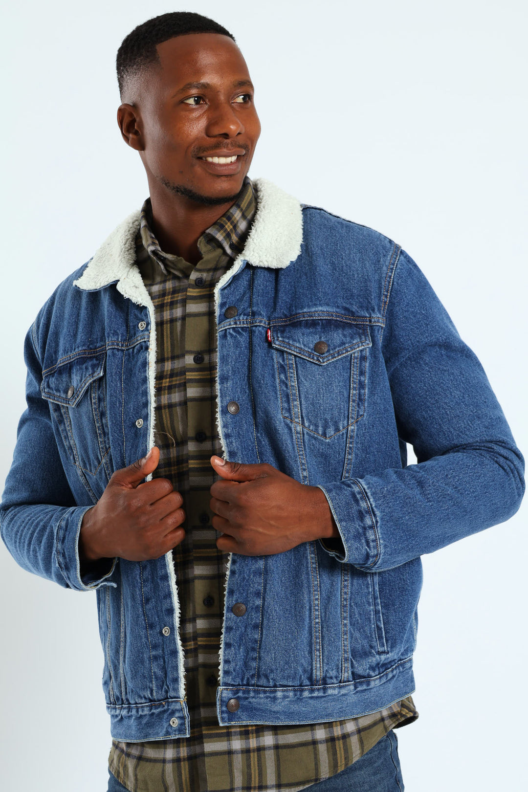 Sherpa Trucker Jacket - Stonewash