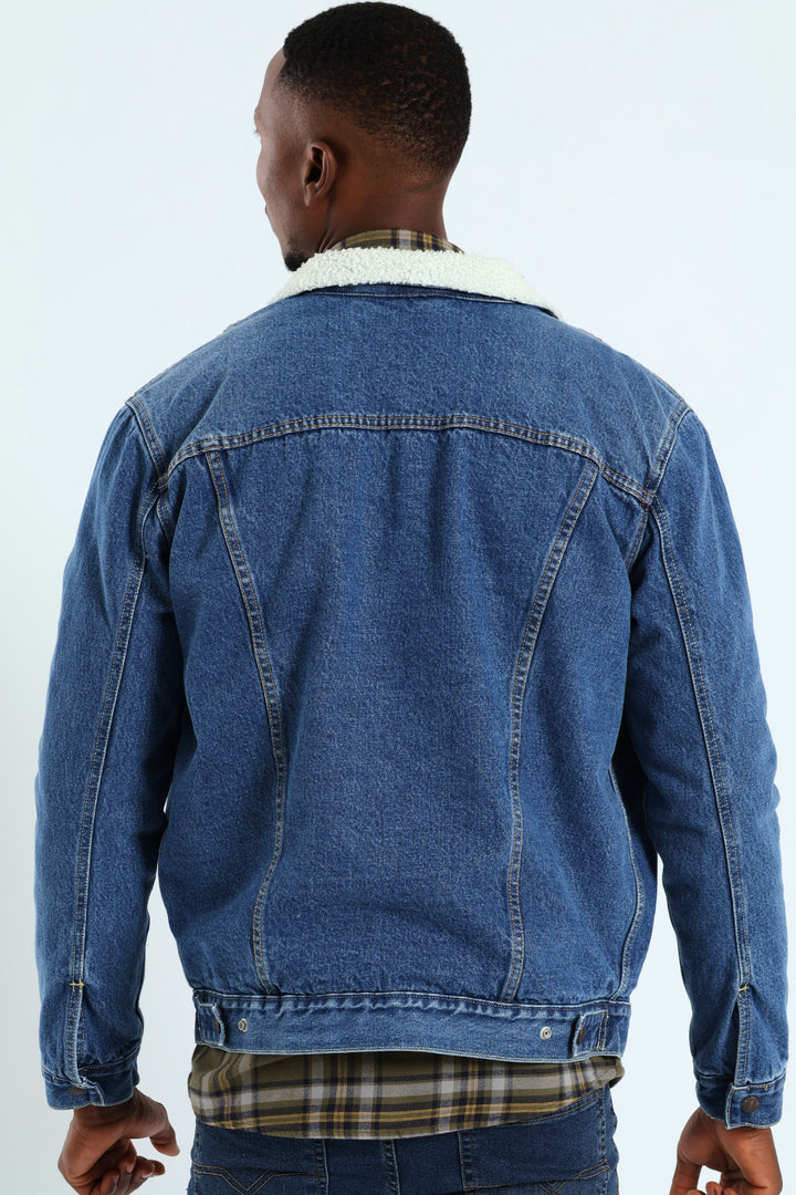 Sherpa Trucker Jacket - Stonewash