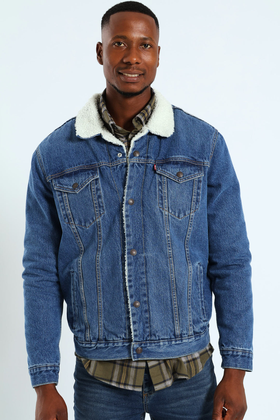 Sherpa Trucker Jacket - Stonewash