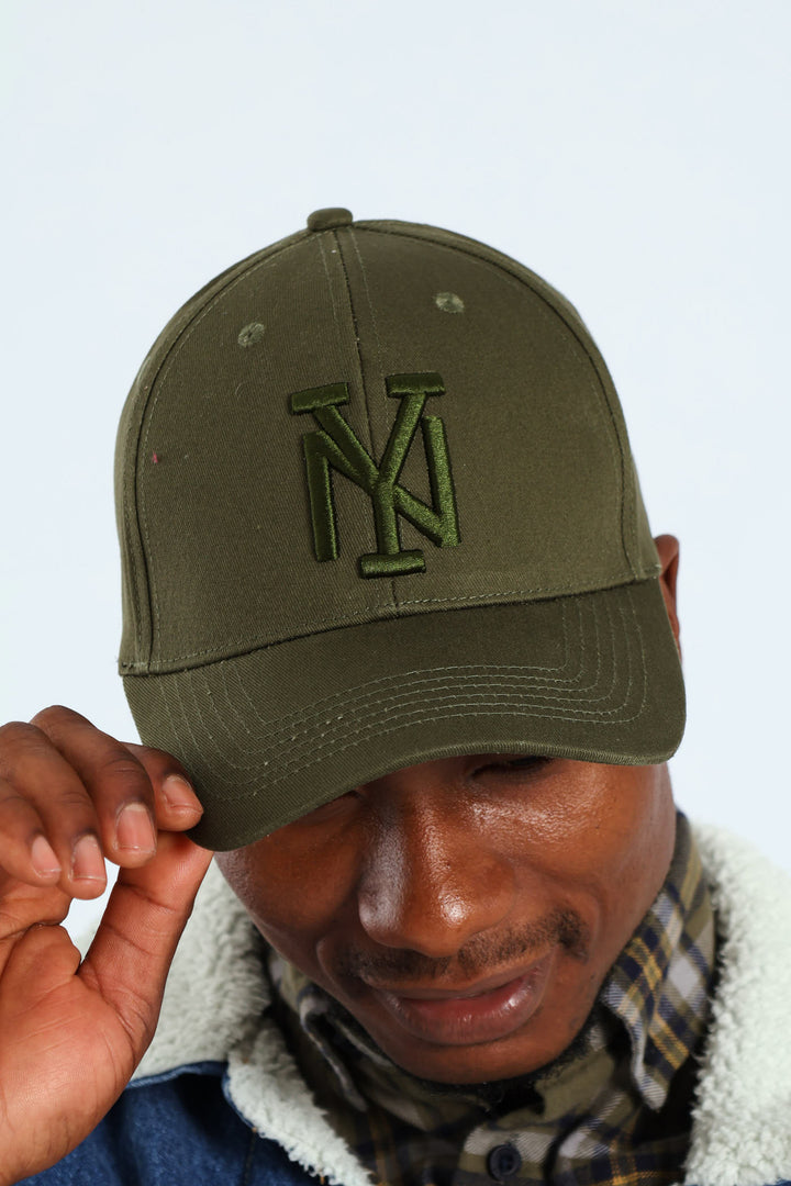 NY Tonal Embroidery Cap - Fatigue