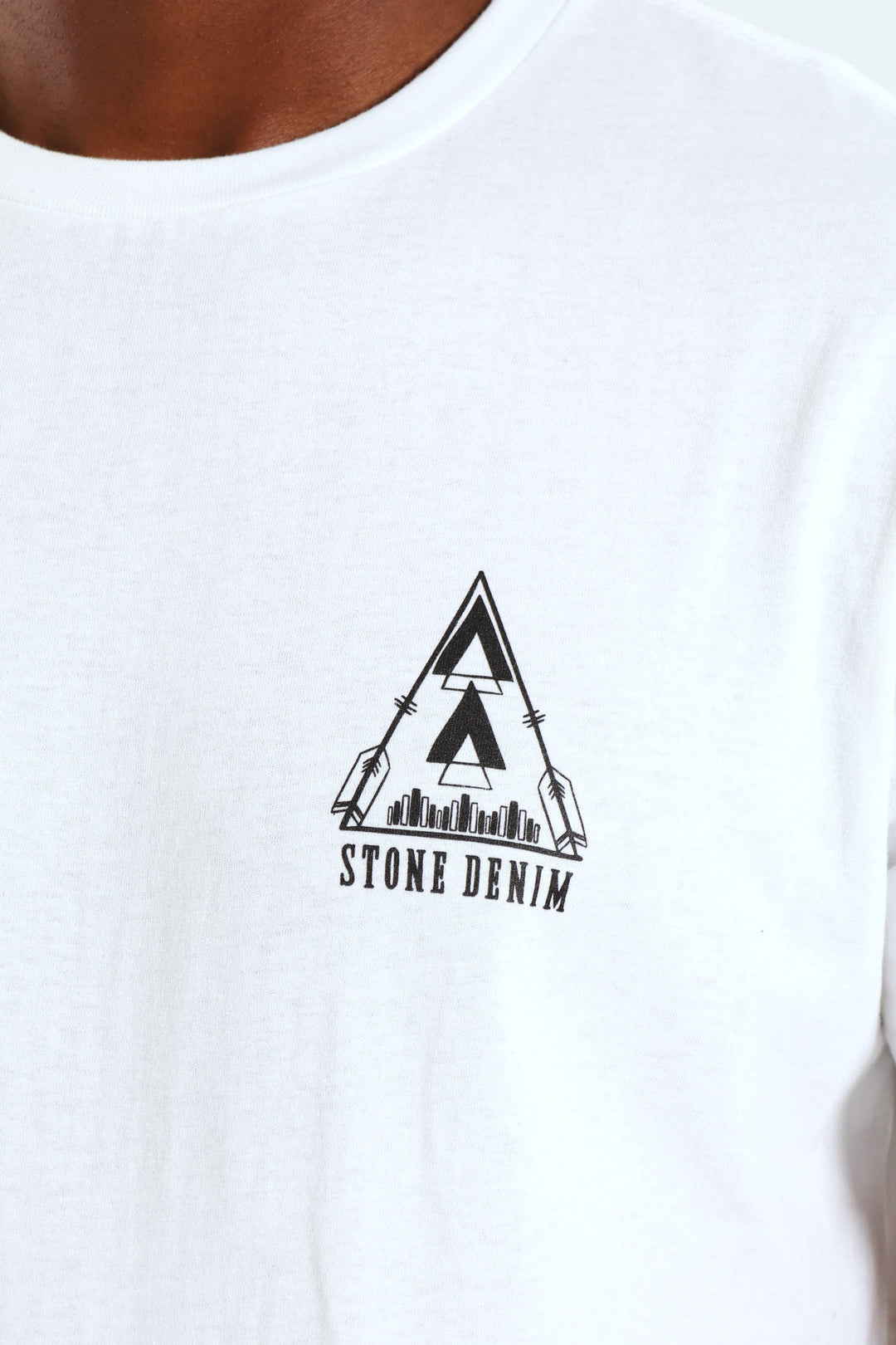 Mount Sunrise Photo Front & Back Print Tee - White