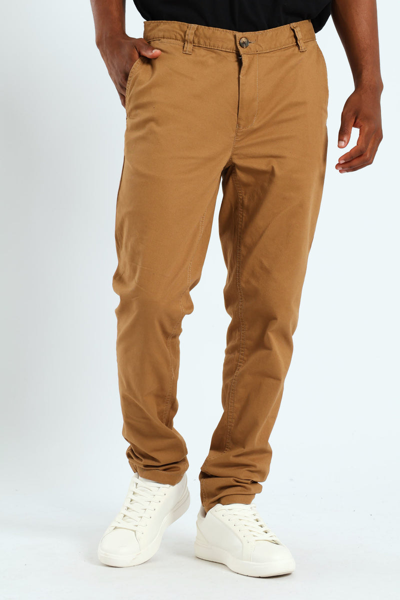 Skinny Chino Trouser - Camel